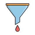 Filtration Isolated Vector icon that can be easily modified or edited Royalty Free Stock Photo