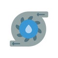 Filtre, water icon. Simple color vector elements of aqua icons for ui and ux, website or mobile application