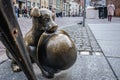 Filus sculpture in Torun city in Poland Royalty Free Stock Photo