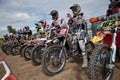 FIM Motocross World Championship MX3 2011 Senkvice Royalty Free Stock Photo