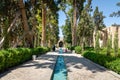 Fin Garden in Kashan, Iran and visitors