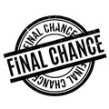 Final Chance rubber stamp