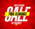 Final clearance sale design