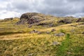 The final climb of Buckbarrow Royalty Free Stock Photo