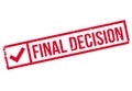 Final Decision rubber stamp