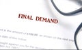 final demand Royalty Free Stock Photo