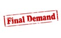 Final demand Royalty Free Stock Photo