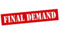 Final demand Royalty Free Stock Photo