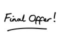 Final Offer Royalty Free Stock Photo