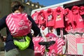 Final preparations for the start of 104th edition of the Giro d`Italia, a three-week Grand Tour cycling stage race