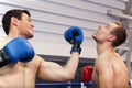 Final punch. Royalty Free Stock Photo