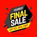 Final Sale banner poster