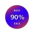 Final sale banner, sticker up to 90 percent off. modern design template, Sale banner, sale sticker template design. Big Royalty Free Stock Photo