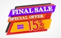 FINAL SALE SPECIAL OFFER 15 % OFF READ MORE 3d rendering