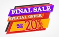 FINAL SALE SPECIAL OFFER 20 % OFF READ MORE 3d rendering