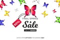 Final Spring Sale. Modern Conceptual Vector Illustration. Promotion Template For Banners, Posters, Gift Cards