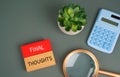 Final thoughts concept Royalty Free Stock Photo