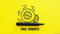 Final thoughts are shown using the text Royalty Free Stock Photo