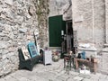 Finalborgo vintage shop, Savona, Italy Royalty Free Stock Photo