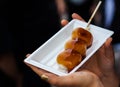 Finally Mitarashi Dango Royalty Free Stock Photo