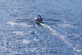 The finals in rowing Royalty Free Stock Photo