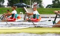 The finals in rowing Royalty Free Stock Photo