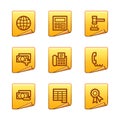 Finance 2 icons Royalty Free Stock Photo