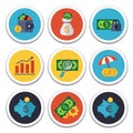 Finance and Banking icons set