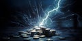 finance budgeting saving dynamic lightning generative AI
