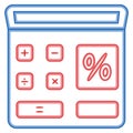 Finance calculator icon Vector