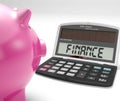 Finance Calculator Shows Revenue Income And Success