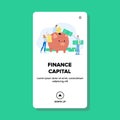 Finance Capital And Collective Investment Vector Illustration