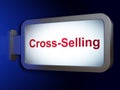 Finance concept: Cross-Selling on billboard background