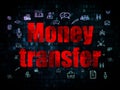 Finance concept: Money Transfer on Digital Royalty Free Stock Photo