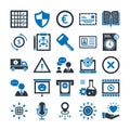 Finance and Economy Isolated Vector icons set every single icon can be easily modify or edit