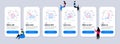 Finance icons set. Included icon as Currency audit, Discount, Currency exchange. Vector