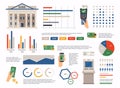 Finance infographic. Can be used for info graphics, graphic or website layout vector, numbered banners, diagram. Vector