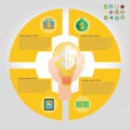 Finance infographic element