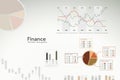 Finance infographics - graphs, charts, statistics