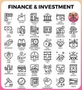 Finance & Investment concept line icon