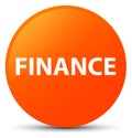 Finance orange round button