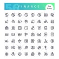 Finance Line Icons Set