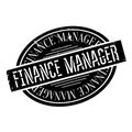 Finance Manager rubber stamp