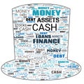 Finance Money Loans Assets Debt Shapes Abstract Background Illustrations