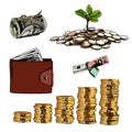 989_Finance,-money-set