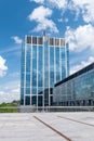 Finance Tower is a skyscraper in the Northern Quarter central business district of Brussels Royalty Free Stock Photo