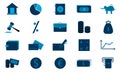 Finance vector icons flat style used for website.