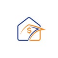 Financial Accounting Logo, Financial Advisers Logo Design Template Vector Icon Royalty Free Stock Photo
