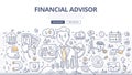 Financial Advisor Doodle Concept