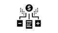 financial agreement advantages and disadvantages glyph icon animation